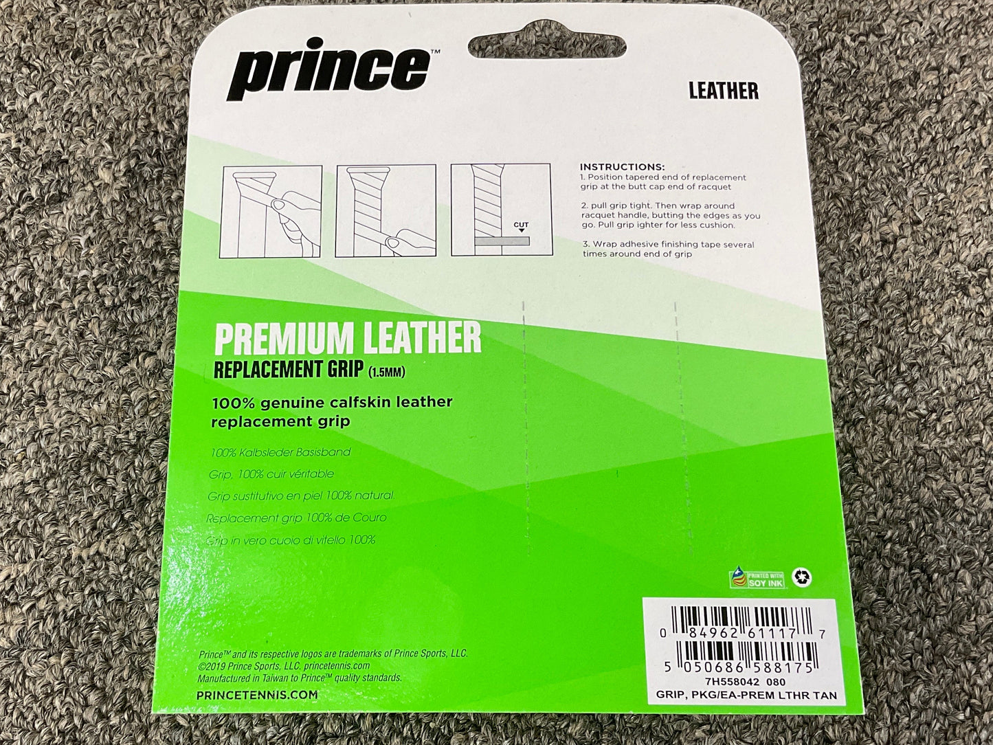 Prince Premium Leather Replacement Grip
