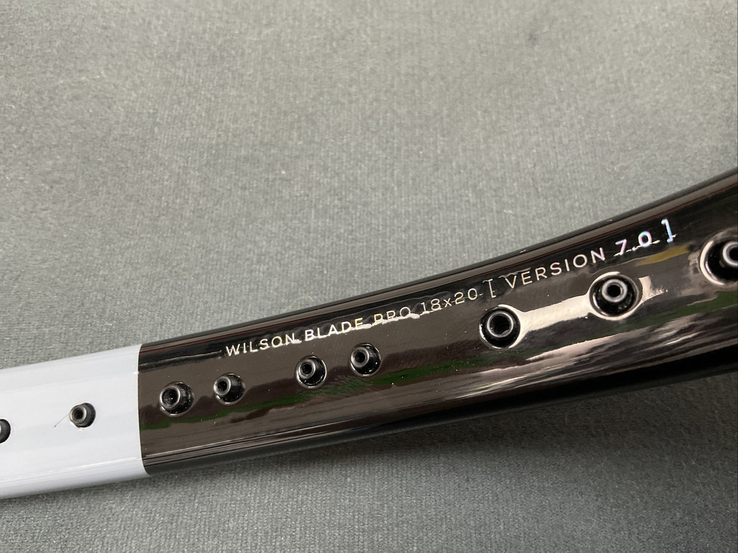 Wilson Blade Pro V7 18x20 4 3/8 Grip New Racquet Customized Leather Grip #2