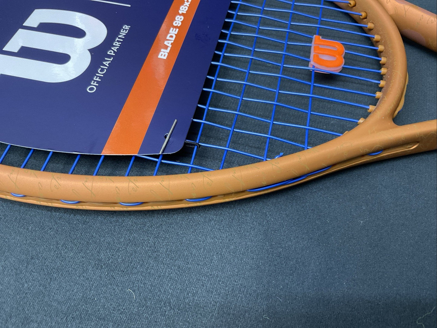 Wilson Blade 98 V8 Roland Garros Tennis Racquet 18x20, 4 3/8 grip, 305g,