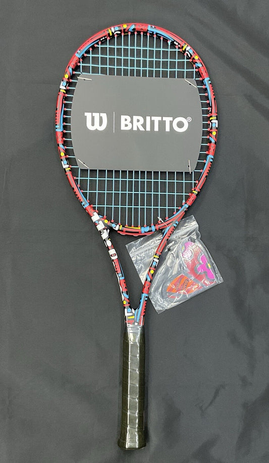 Wilson Pro Staff 97 V13 Britto Hearts Grip Size 4 3/8”
