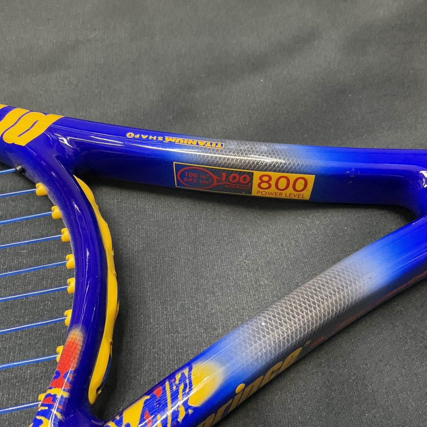 Prince Thunder Extreme Titanium Tennis Racquet MP 100 sq in Longbody 4 3/8.