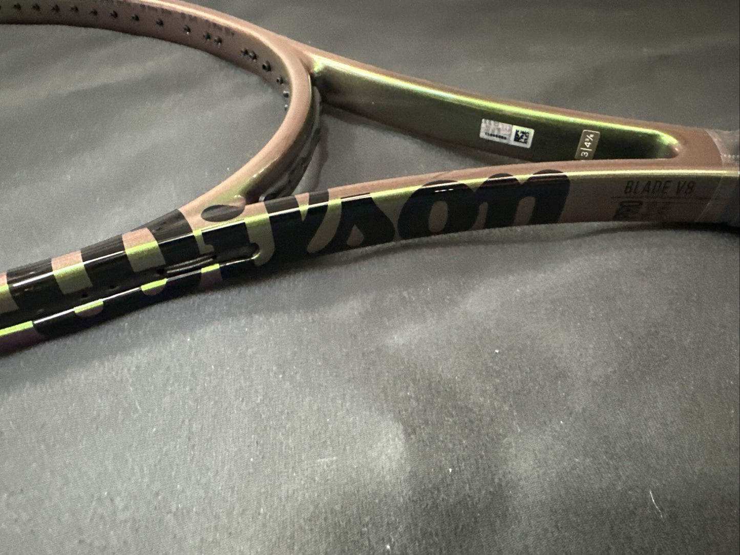 Wilson Blade V8 Pro Grip Size 4 3/8” 16/19 String Pattern