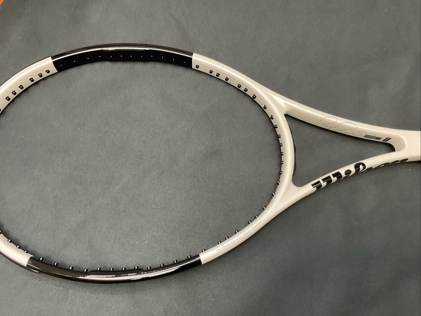 Wilson Pro Staff RF97 Autograph V12, White / Black, 4-3/8, NEW