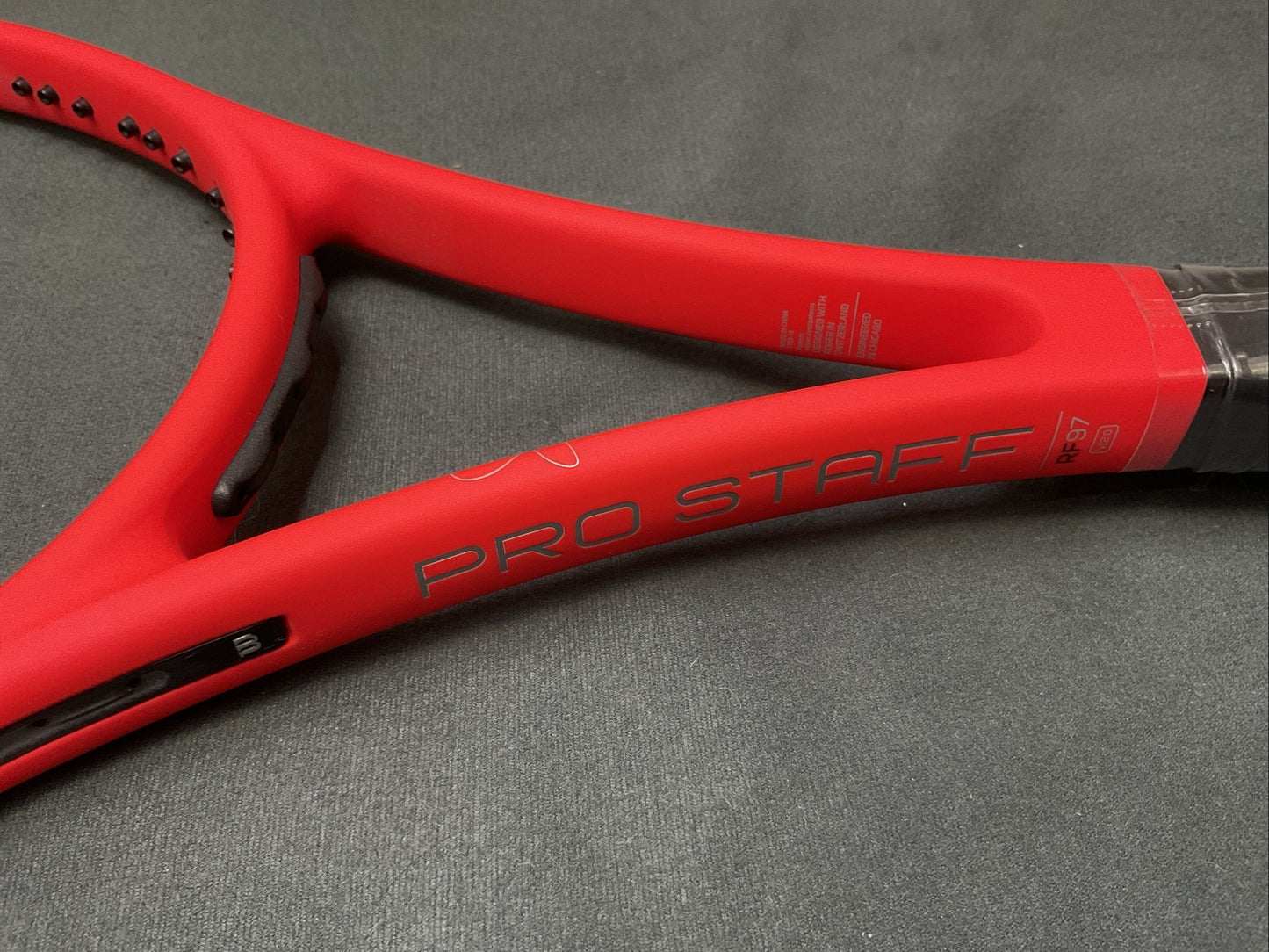 Wilson Pro Staff RF97 Autograph V12 Custom RED 4 3/8 Grip