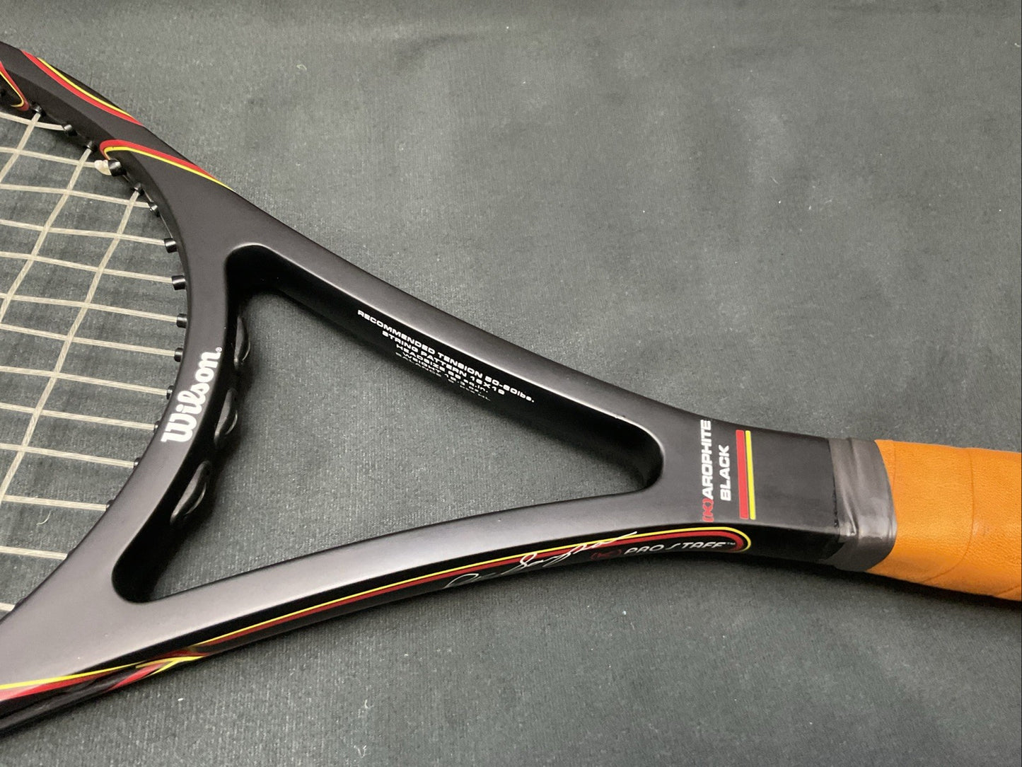 Wilson K Pro Staff 88 Pete Sampras Autograph 4 3/8