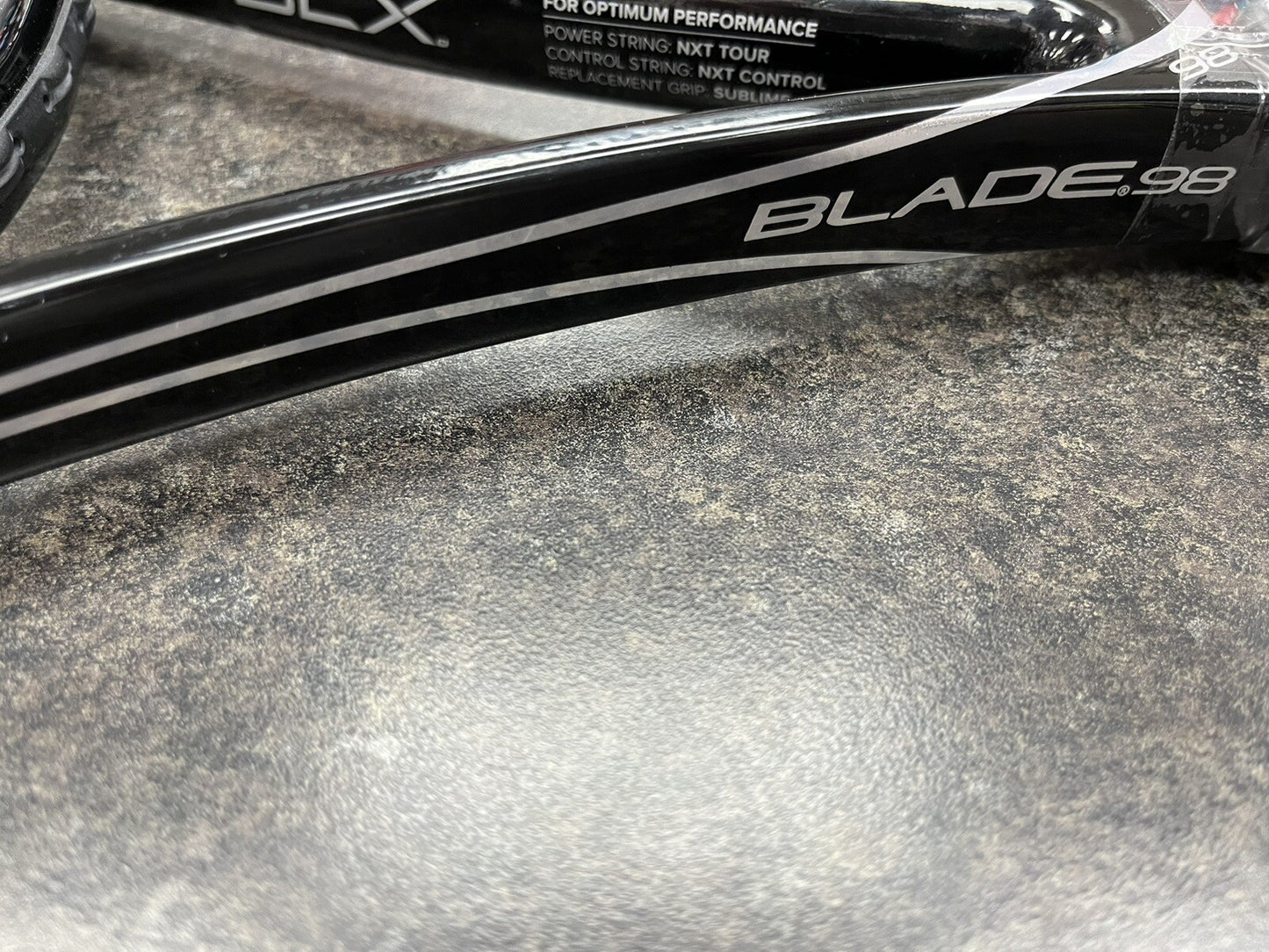 Wilson K-Blade 98 - 16 x 19 String Pattern - Pro Stock Racket - Grip Size 4 3/8