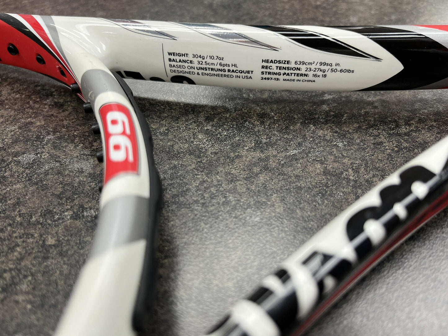 Wilson K-Blade 98 18/20- Pro Stock Racket - Grip Size 4 3/8