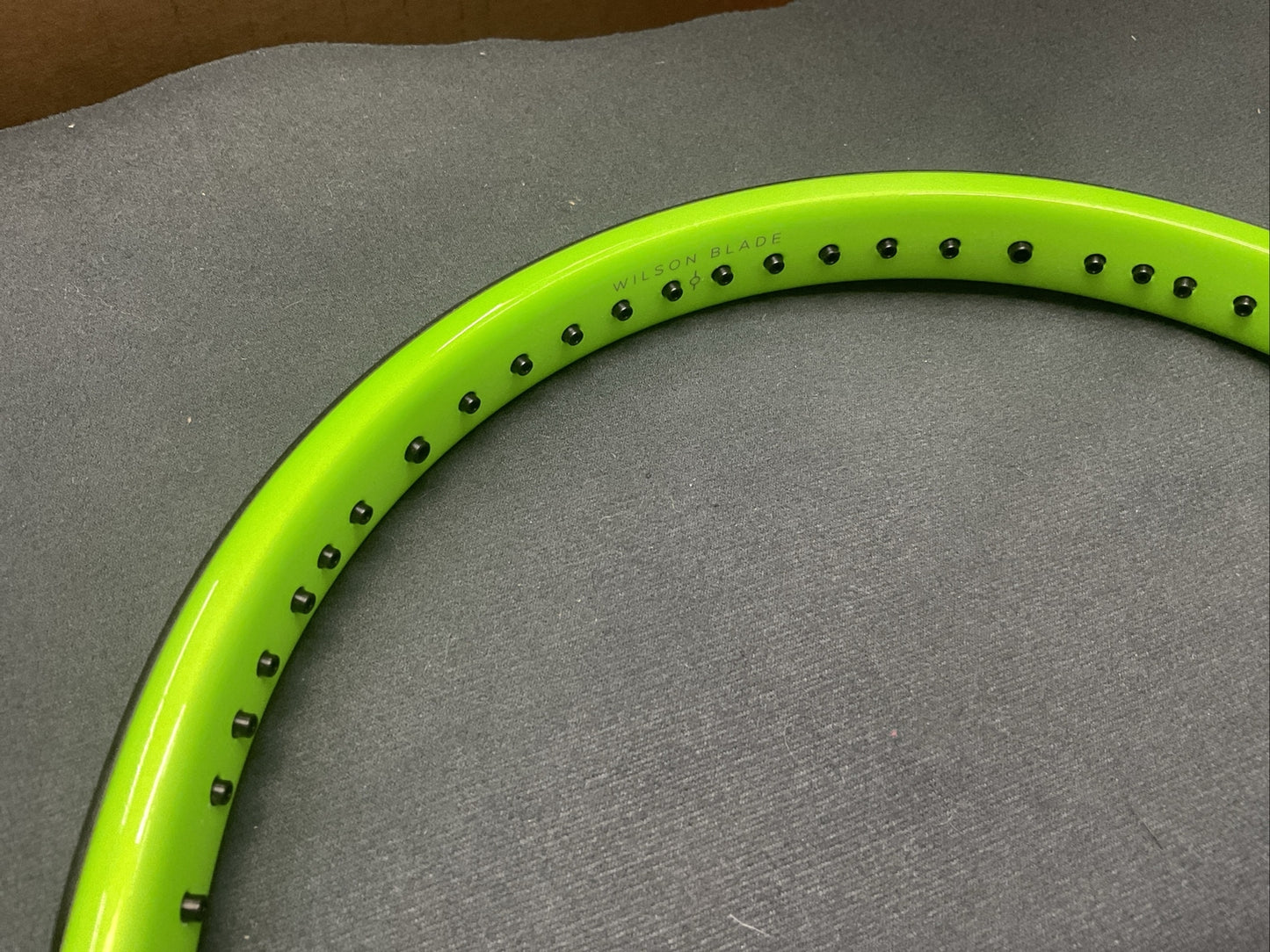 Wilson Blade Pro V7 18x20 (4 3/8) Customized (Orange Band)