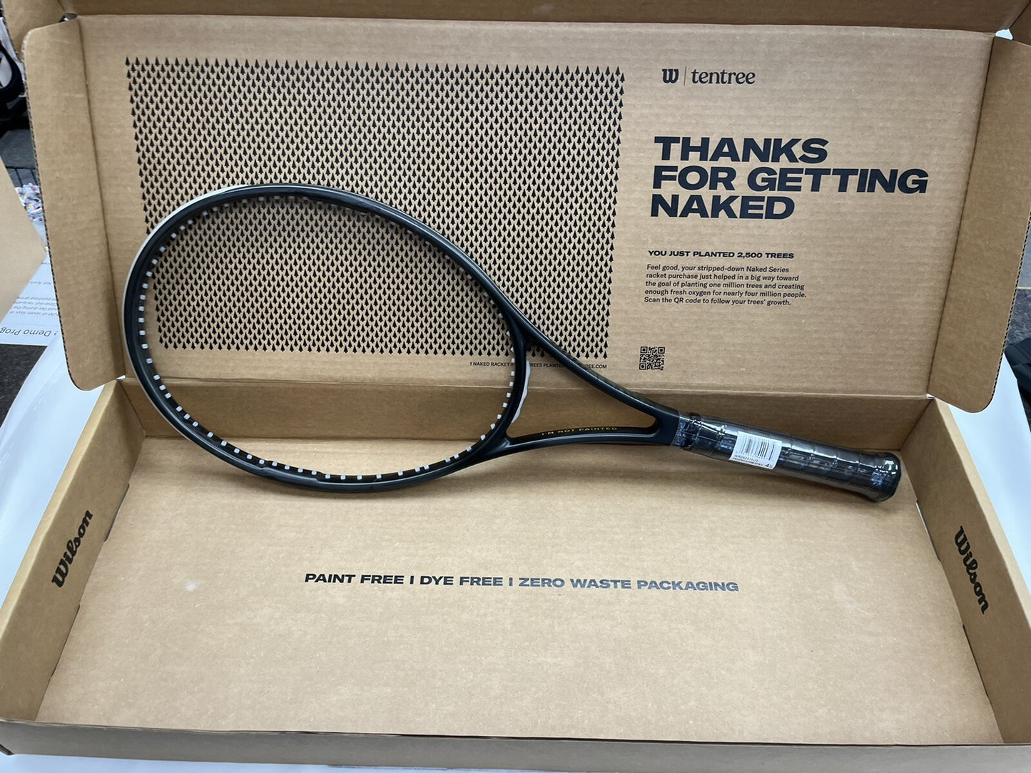 Wilson Pro Staff 97 v13 (4 3/8) Naked Un-Painted Racquet