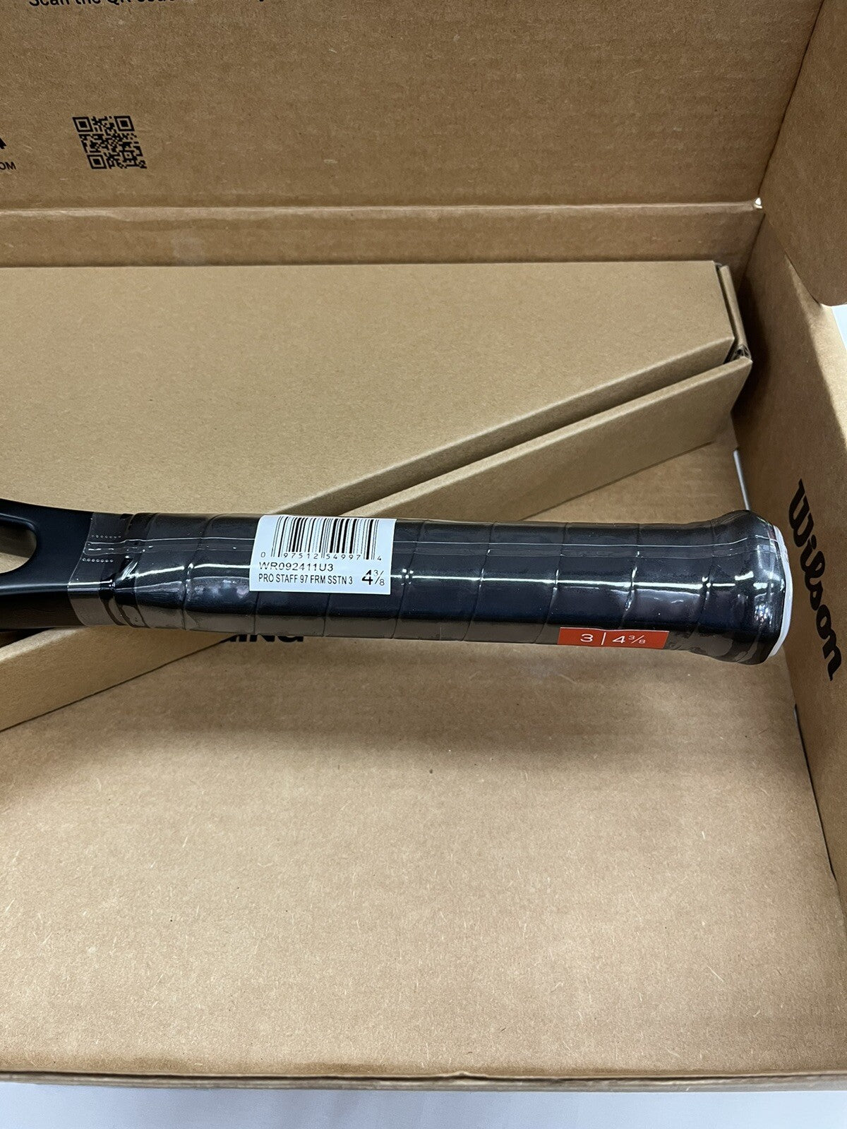 Wilson Pro Staff 97 v13 (4 3/8) Naked Un-Painted Racquet