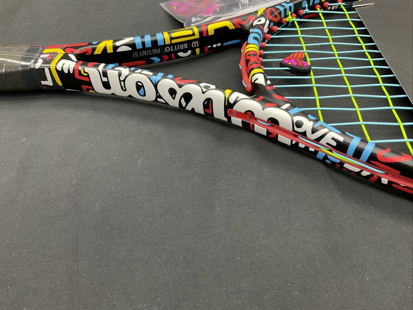 Grip Size 4 3/8- Wilson Britto v.13 Pro Staff 97 - 2.0 Hearts
