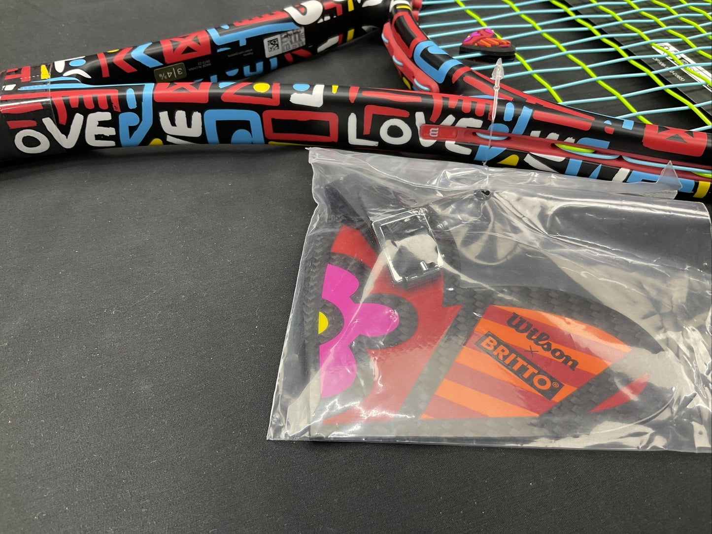 Grip Size 4 3/8- Wilson Britto v.13 Pro Staff 97 - 2.0 Hearts