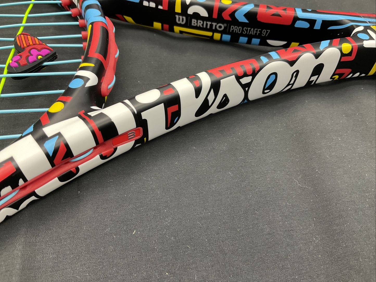 Grip Size 4 3/8- Wilson Britto v.13 Pro Staff 97 - 2.0 Hearts