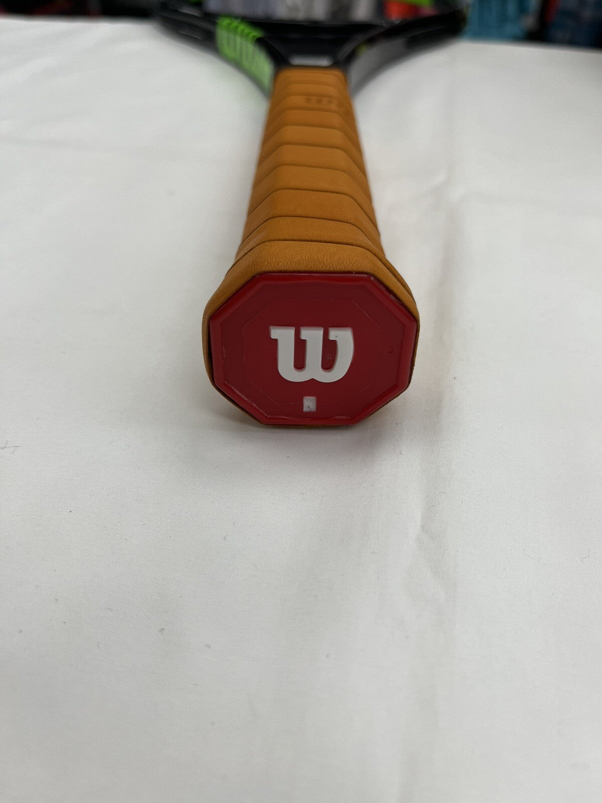 Wilson Blade Pro V7 18x20 27.5” Long (4 3/8) Leather Grip Pro Staff Buttcap
