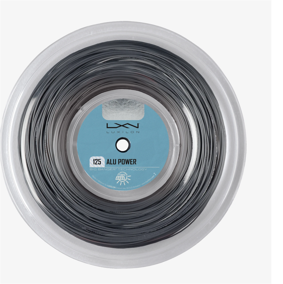 Luxilon Alu Power Tennis String Reel - Silver 660 ft/200m
