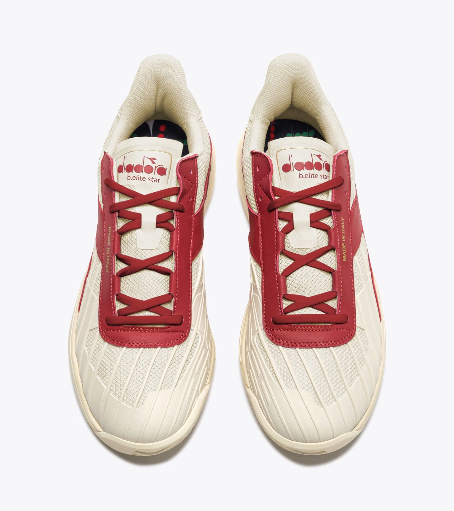 Diadora Made In Italy Elite Star (White/Garnet)