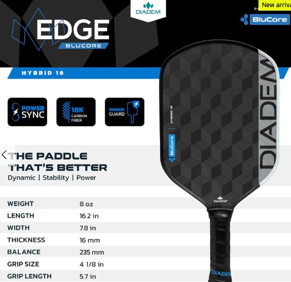 Diadem Edge BluCore Hybrid 16