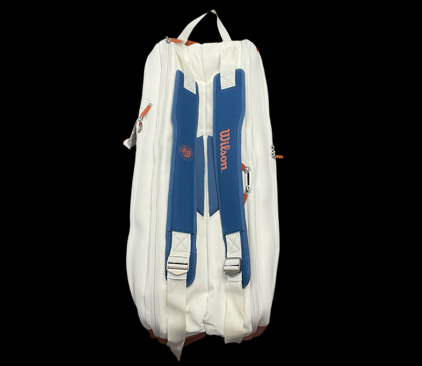 Wilson Roland Garros Super Tour Racquet Bag - Clay/White/Navy - 9