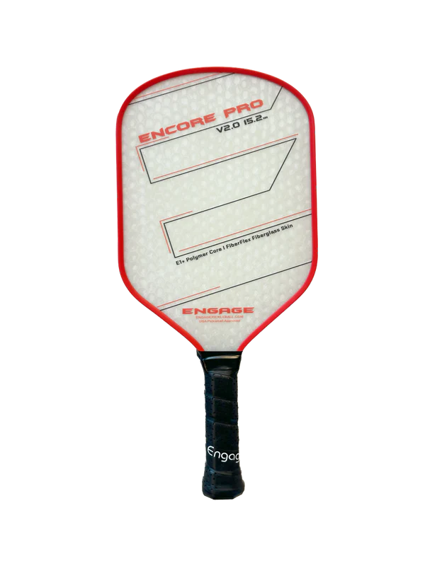 Encore Pro V2.0 Crimson Red 15.2mm Pickleball Paddle