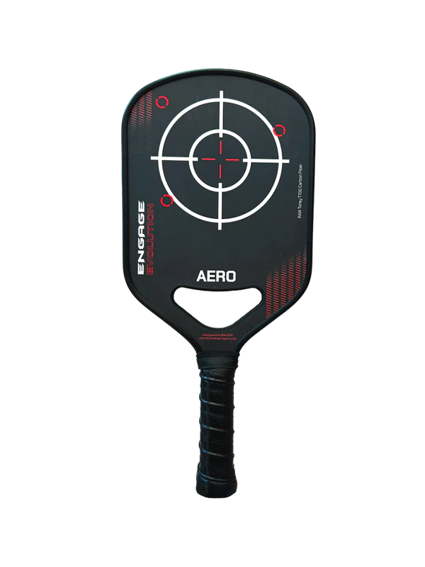 Engage Aero Raw Toray T700 Carbon Fiber Hybrid Pickleball Paddle