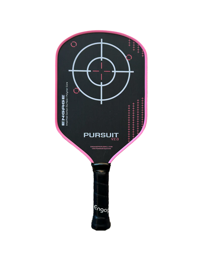 Engage Pursuit V2.0 Amplified Carbon Surface Hybrid Pickleball Paddle