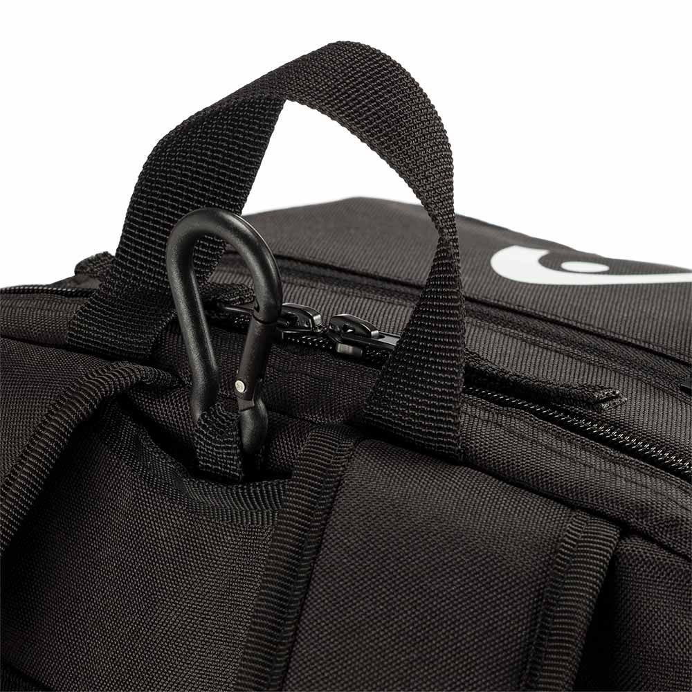 Black head PB Backpack with large white logo