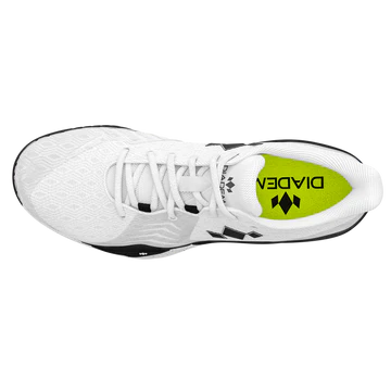 Diadem Court Burst Men's Court Shoes - White/Black