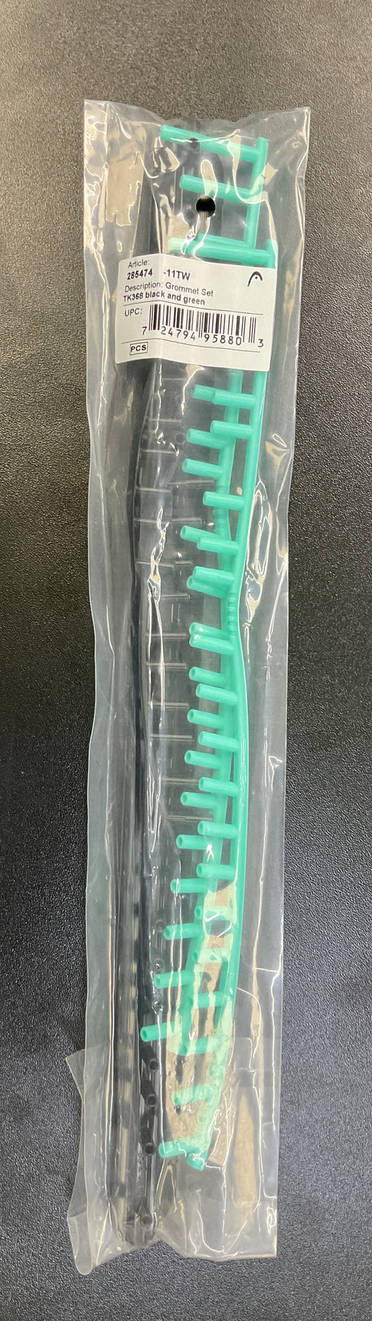 Head Auxetic Boom Team Bumper and Grommet Replacement Set- TK368 Black and Green