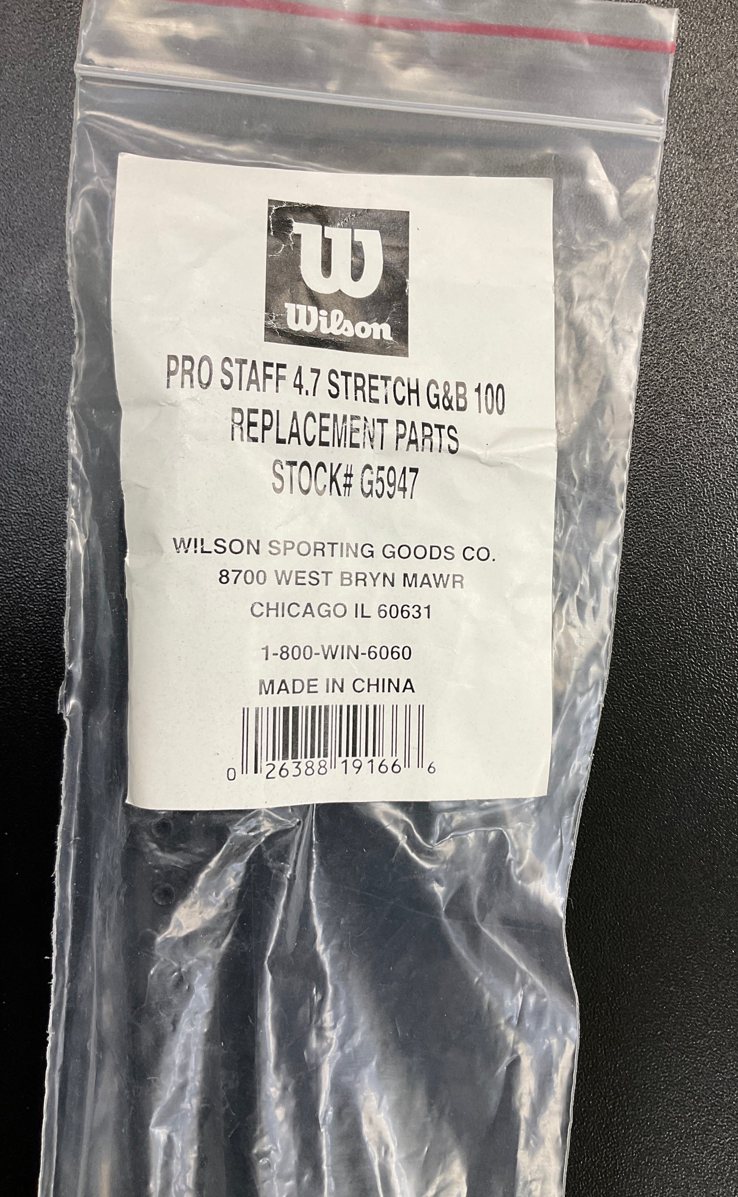 Wilson Pro Staff 4.7 Stretch 100 Bumper and Grommet Replacement Set - #G5947