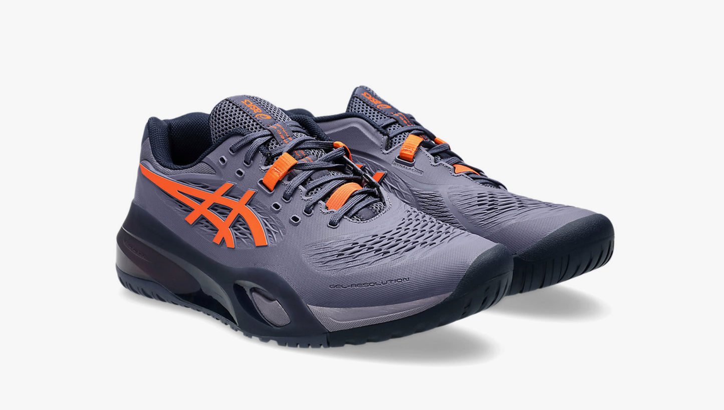 ASICS Gel-Resolution X Mens Court Shoes - Greyish Purple/Nova Orange