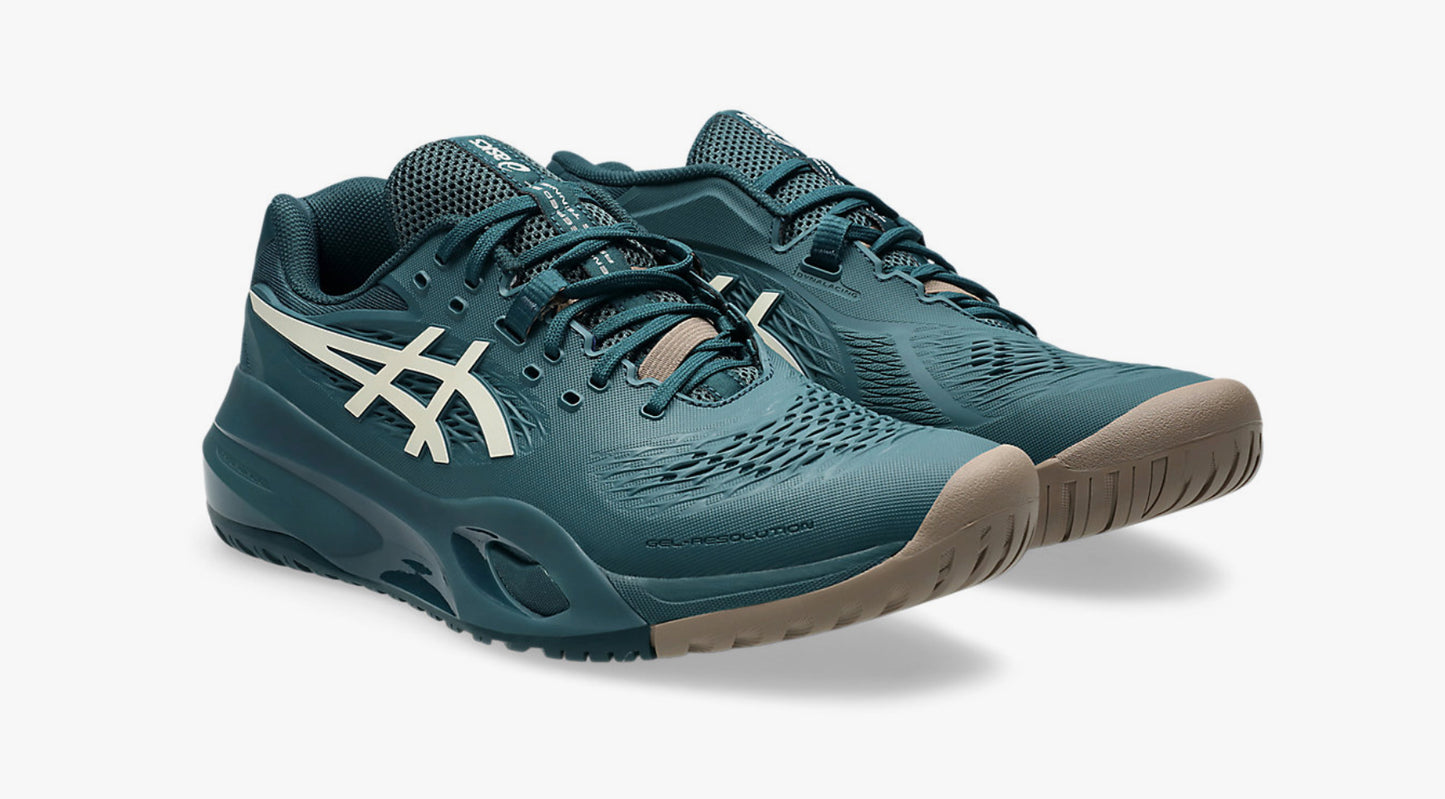 ASICS Gel-Resolution X Mens Court Shoes - Saxon Green/Birch
