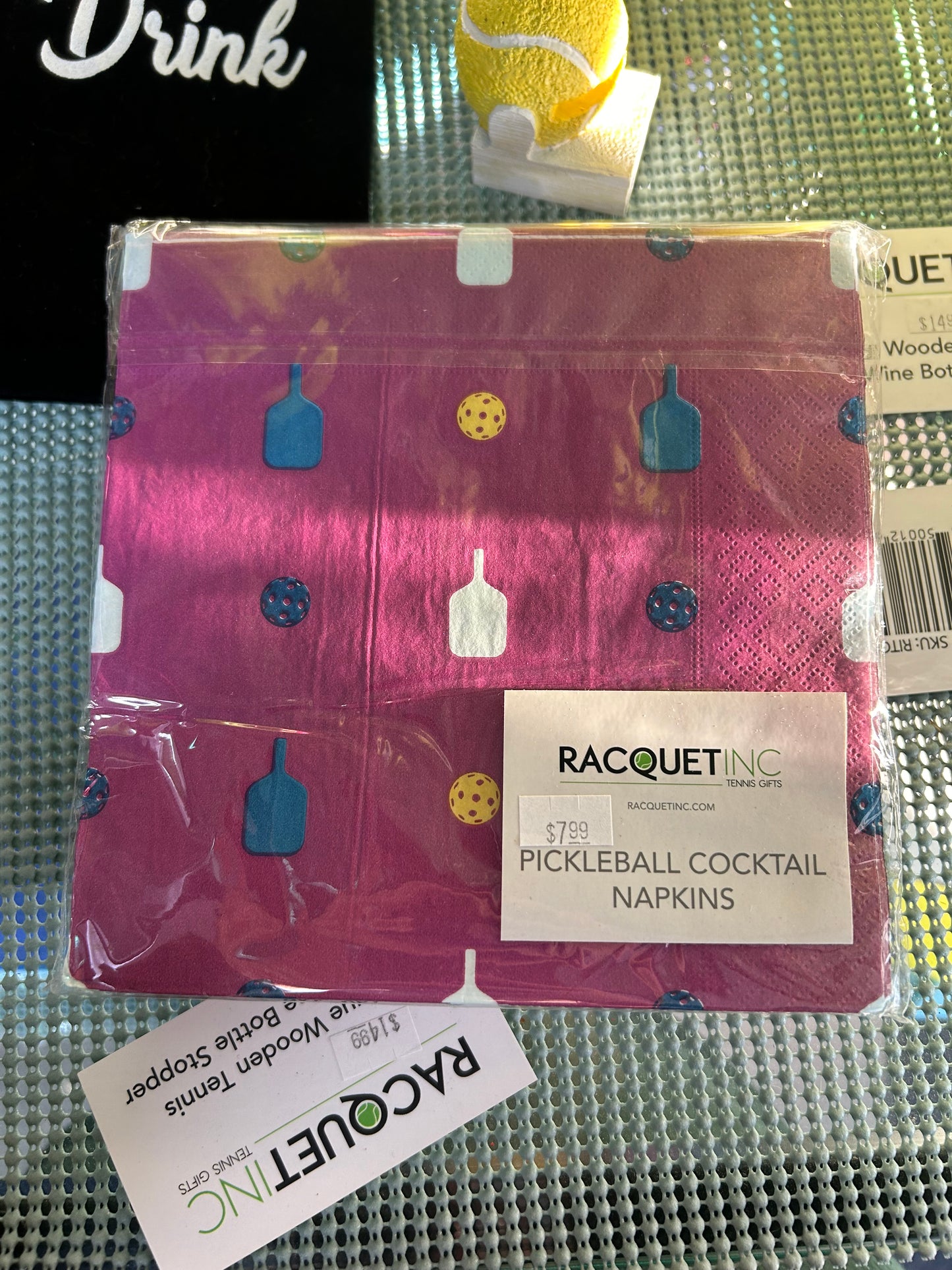 Tennis and pickleball napkins