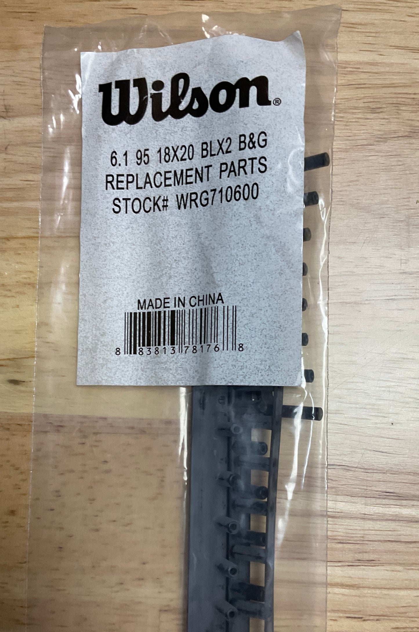 Wilson 6.1 95(18x20) B&G Set #WRG710600 #G7578G