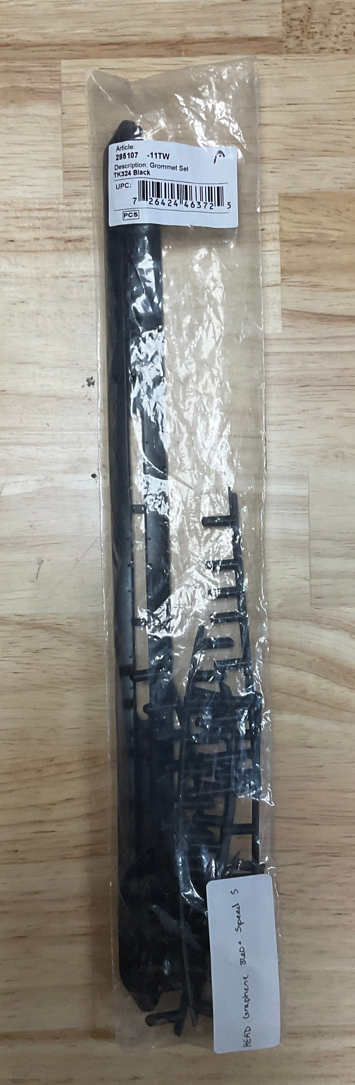 Head Graphene 360 & Speed S B&G Replacement Set #TK324 Black