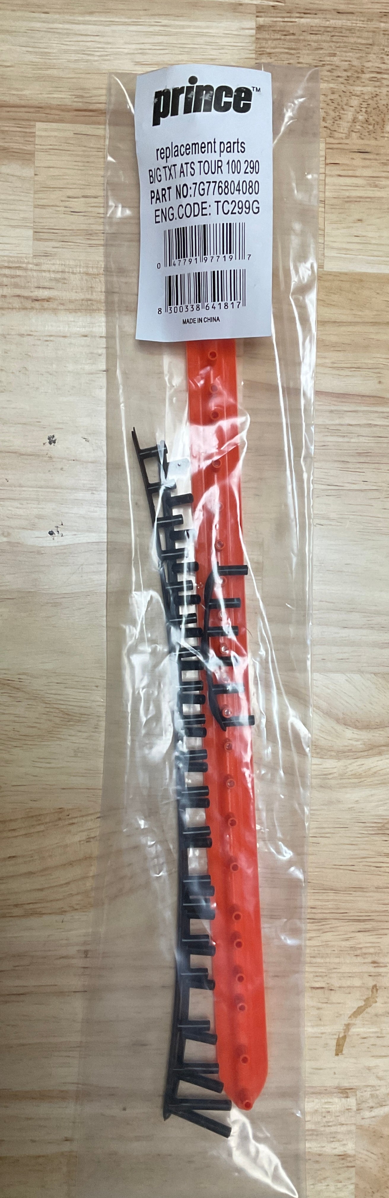 Prince ATS Textreme Tour 100 290 B&G Replacement Set #TC299G Orange and black