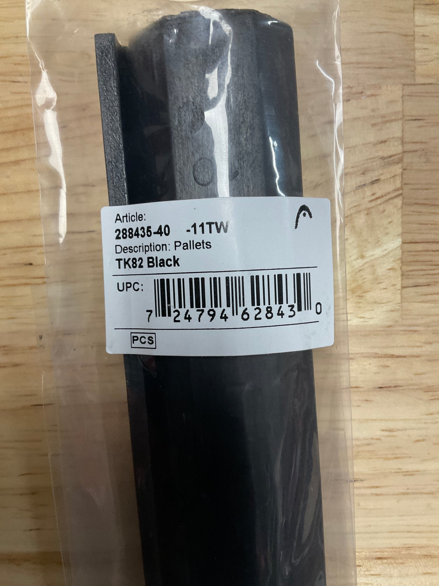 Head Prestige, Radical & Extreme Grip Pallet Replacement (4 1/2”) #TK82 Black #288435-40
