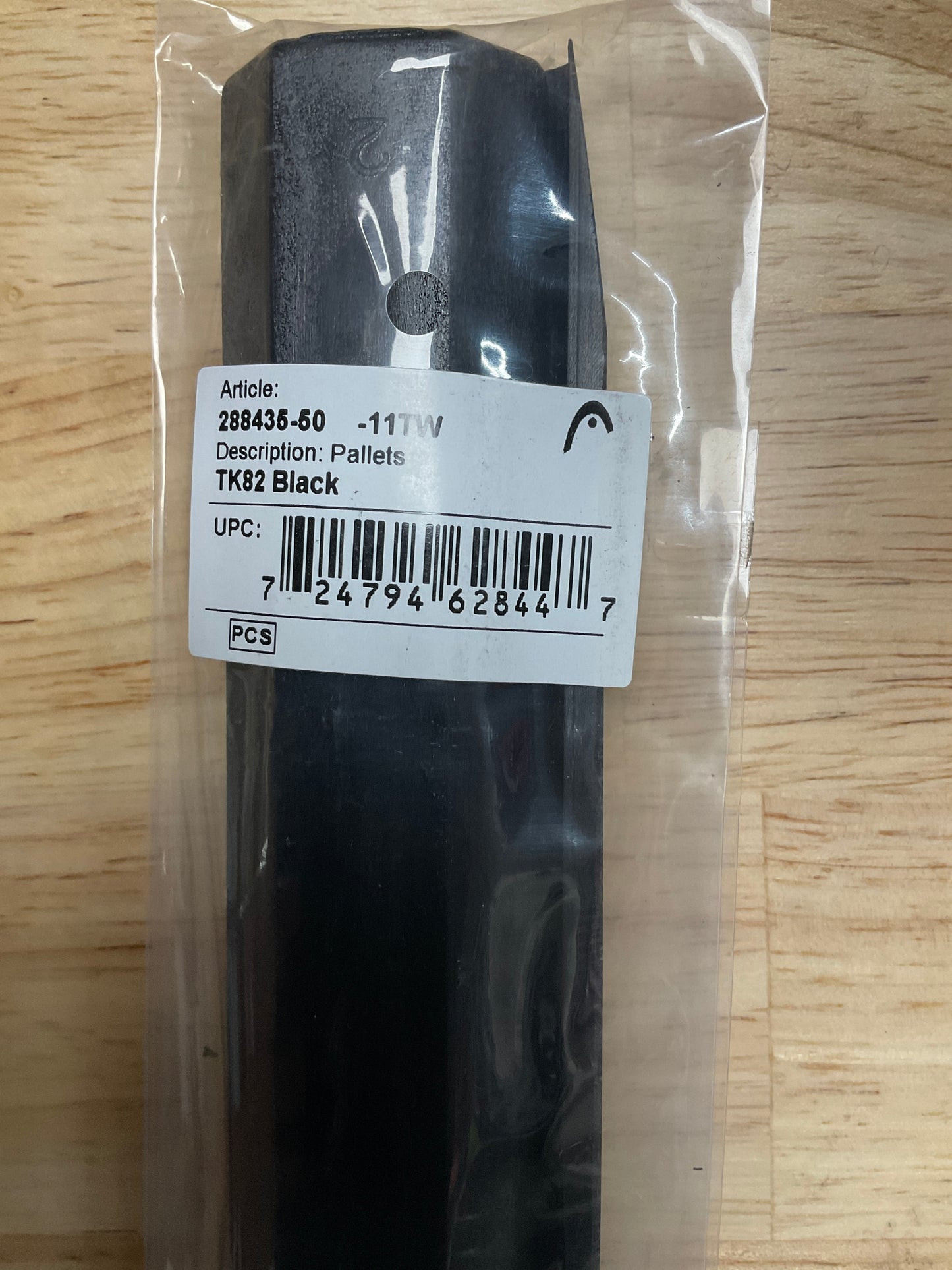 Head Prestige, Radical & Extreme Grip Pallet Replacement (4 5/8”) #TK82 Black #288435-50