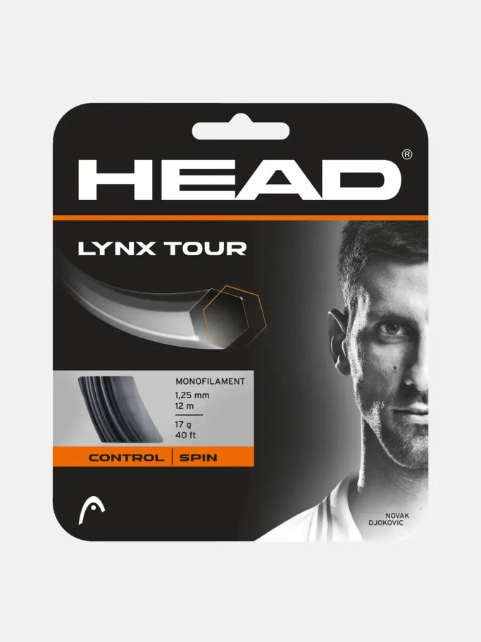 Head Lynx Tour Polyester String (Black) 1.25mm/17g