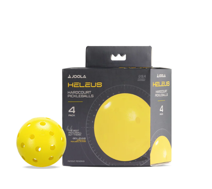 JOOLA Heleus Hardcourt Pickleballs - 4 Pack