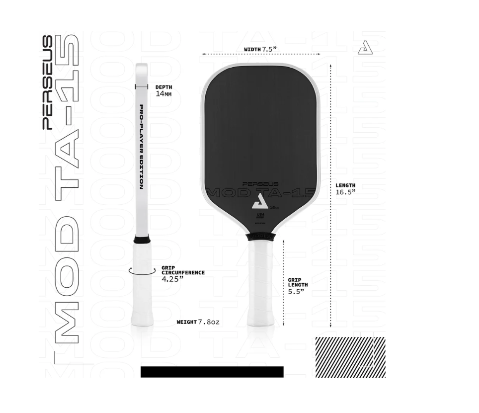 Joola Perseus MOD TA-15 Pickleball Paddle