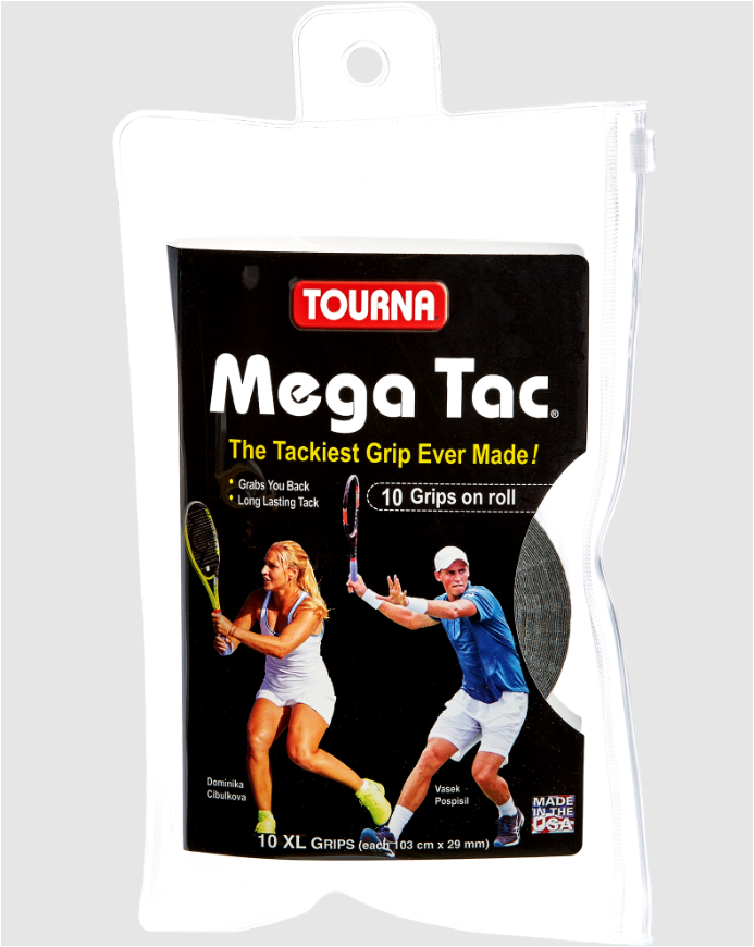 Tourna Mega Tac XL Overgrip - 10 Pack