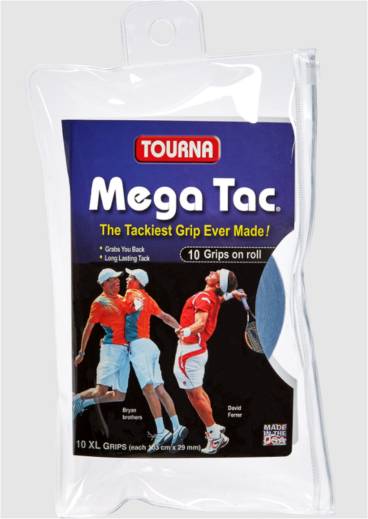 Tourna Mega Tac XL Overgrip - 10 Pack
