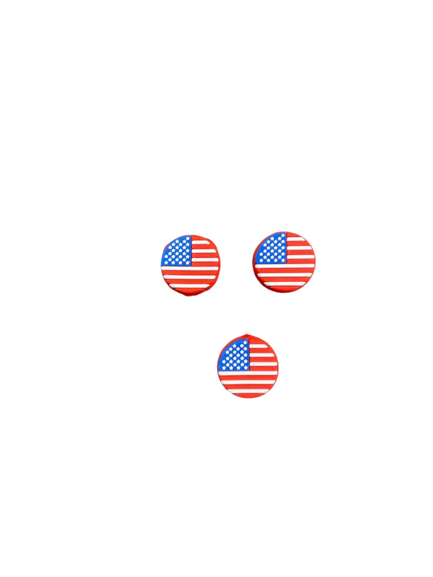 Flag Themed Shock Absorbing Vibration Dampeners - 3 Pack