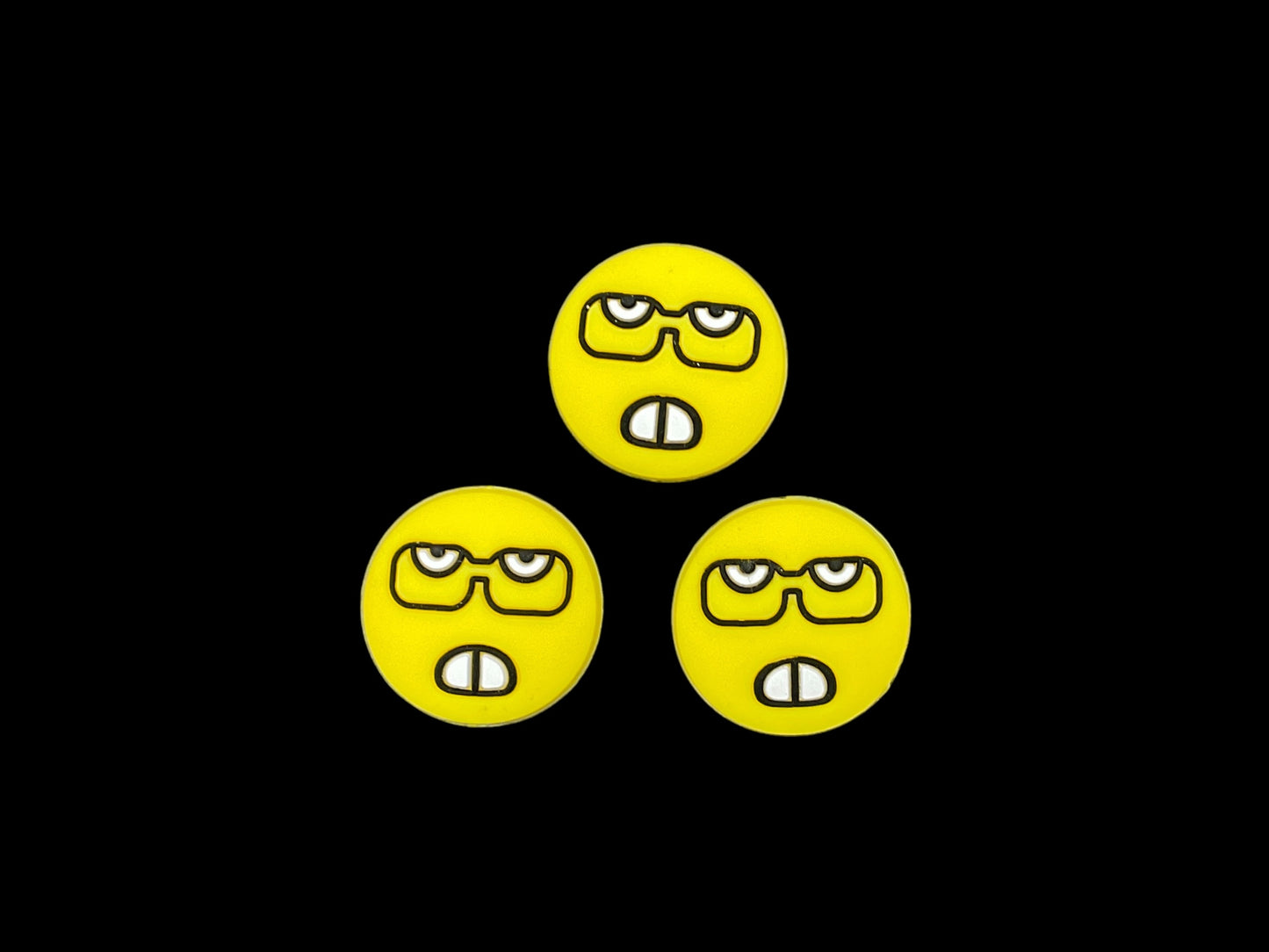 Emoji Themed Shock Absorbing Vibration Dampeners - 3 Pack
