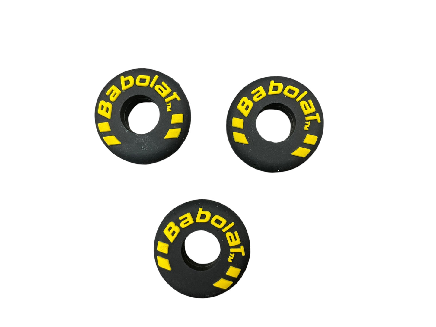 Babolat Branded Shock Absorbing Vibration Dampeners - 3 Pack