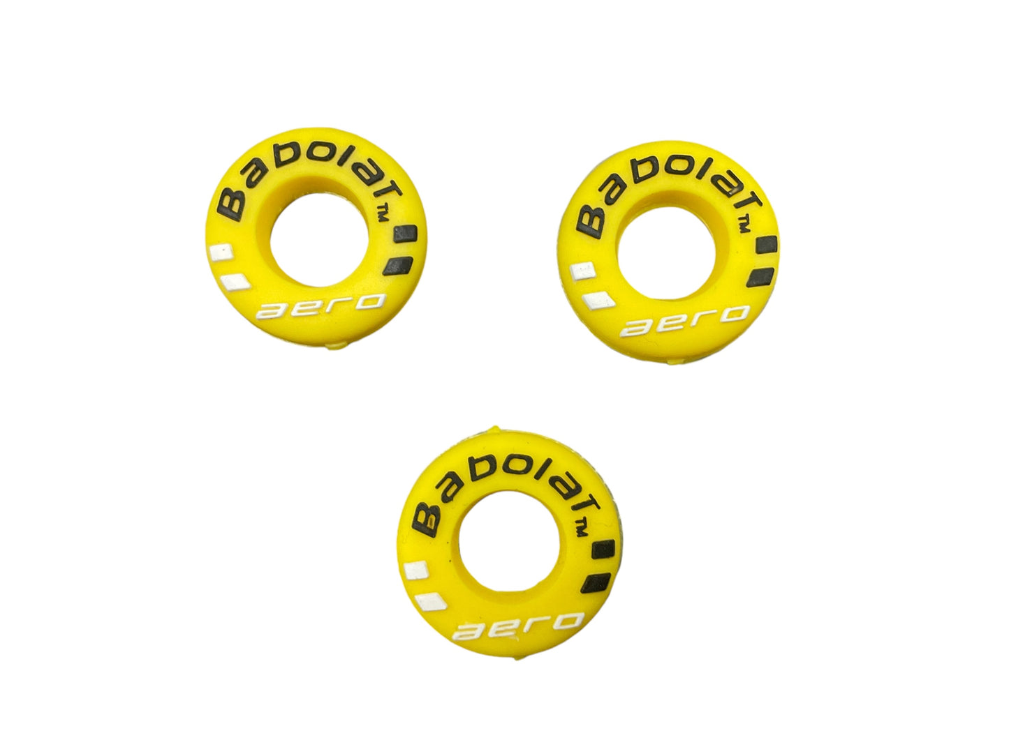 Babolat Branded Shock Absorbing Vibration Dampeners - 3 Pack
