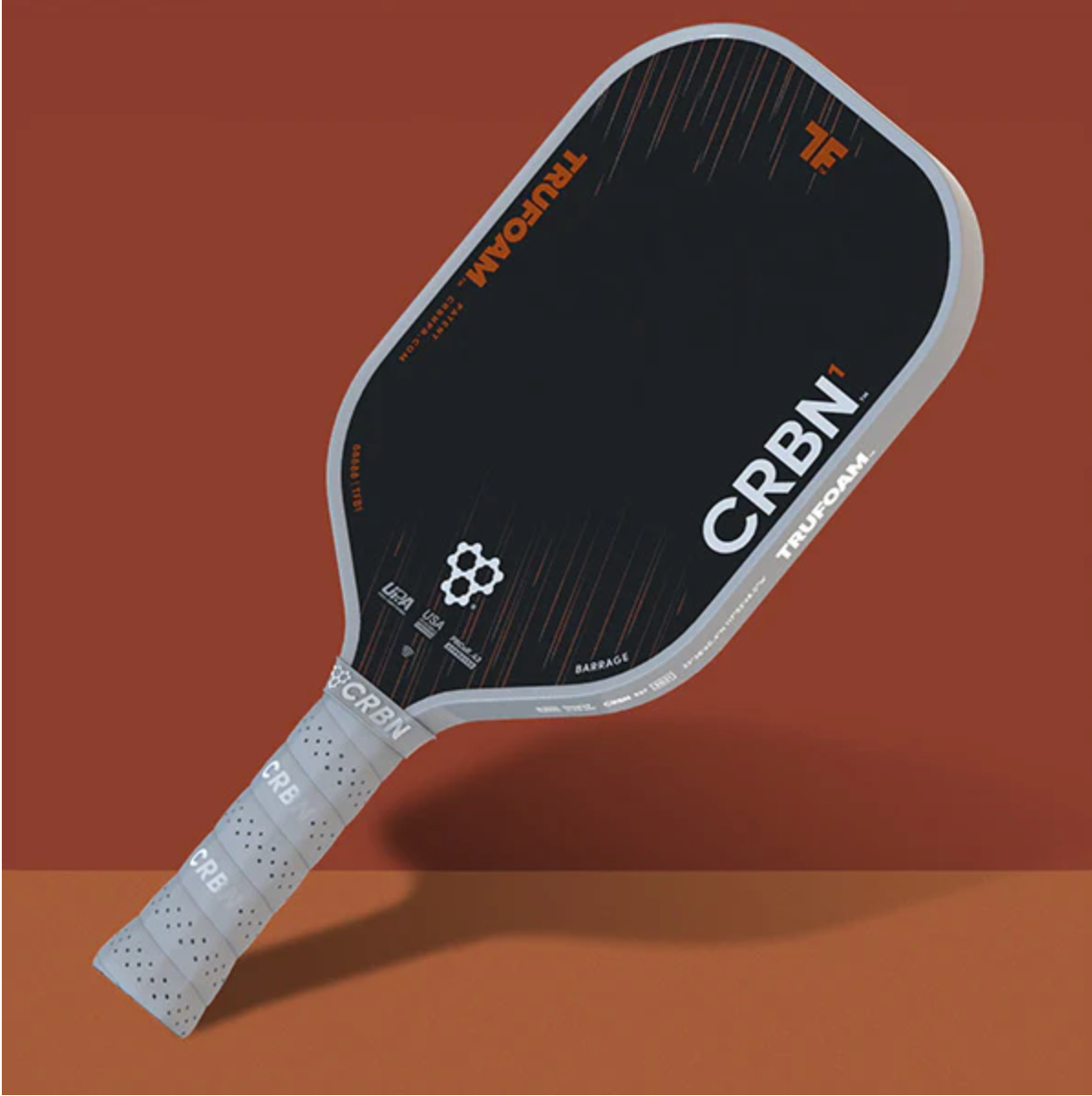 CRBN TruFoam Barrage 4 Hybrid (Aero Curve) 14mm Pickleball Paddle