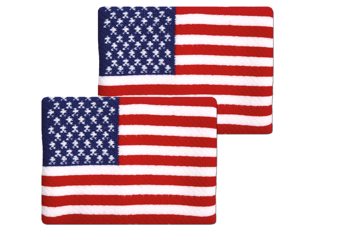 Unique Sports Tourna Flag Wristband 2 Pack - United States of America