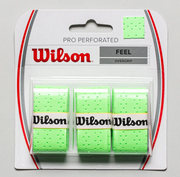 Wilson Pro Perforated Feel Overgrip- 3 Pack