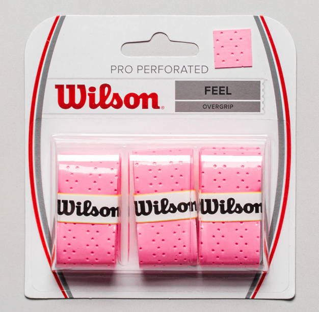 Wilson Pro Perforated Feel Overgrip- 3 Pack